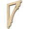 Ekena Millwork Olympic Arts & Crafts Rough Sawn Bracket, Douglas Fir, 4"W x 34"D x 46"H BKT04X34X46OLY03RDF - alternate 1